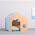 Shed-type pet house pastoral design birch products